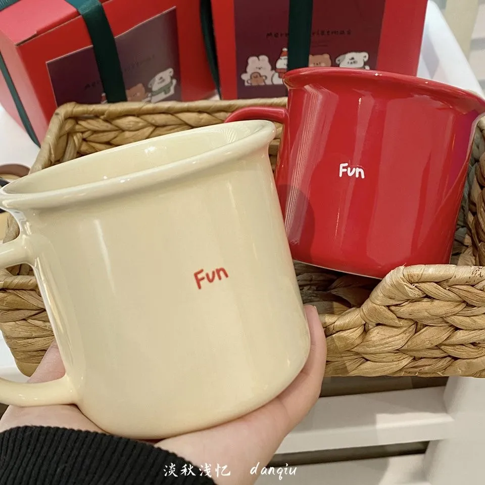 微信图片_20251225054139_662_497 Elegant Christmas Ceramic Mug Gift Set, Large Capacity Coffee Cups - Image 1